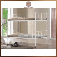 Wooditbe Double Decker Bed Frame / Double Decker Frame Metal / Katil Double Decker / Katil 2 tingkat