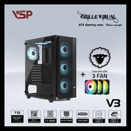 VSP V3 BLACK Case (3 LED FAN AVAILABLE)