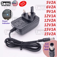 AC to DC Power Adapter Power Supply Adaptor 5V2A / 6A2A / 9A1A / 9A2A / 12A1A / 12A2A / 12A3A / 15A2