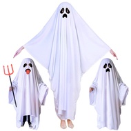 Halloween Children Adult Costume Ghost Ghost Clothes Cloak Costume Decoration White Ghost Clothes Pl