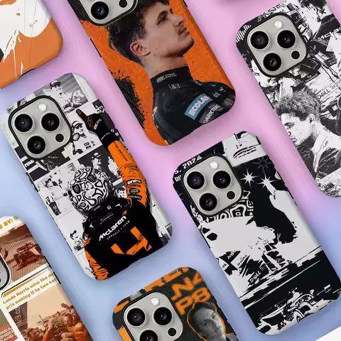 Formula Racing Driver Lando F1 Phone Case Film Shell N-Norris For IPhone 16 15 14 13 12 11 Pro Max P