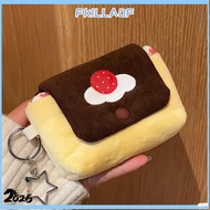 FKILLA0FSB Pudding Coin Purse, Original Japanese Portable CCD Cameras Bag, Cute Headphone Bag Fluffy