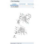 ORIGINAL YAMAHA YGP F1ZR SEHER BLOCK NUT