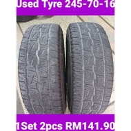 Used Tyre 245-70-16/255-70-16 1Set 2pcs