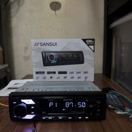 Single Din Sansui SA-5201i MP3 USB Bluetooth Radio/USB Playback Premium Sound Quality