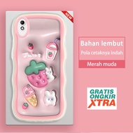 HP Mater.case Redmi 6 6A 7 8 8A K40S 9A 9C 10A 9T 10C 10 5G sofe Phone Case Rabbit Pattern juice 3D 
