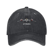 Sr 71 Blackbird Sr71 Seventy One Black Bird Custom Casual Cowboy Hat