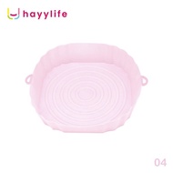MERAH Quality Hayylife Air Fryer Silicone Mat-Non-Stick Grill Silicone Steamer Coaster - Pink