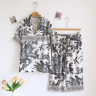 ชุดนอน Muslin Pajamas Collection Muslin Pet รุ่น Floral Epics (T/L 3296 3270 3271) | ชุดนอนชุดเที่ยว