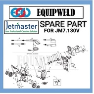 SPARE PART - JETMASTER PART 15 MOTOR (BRUSH TYPE) FOR JM7.130V HIGH PRESSURE CLEANER (ORIGINAL)