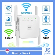 5Ghz Wireless WiFi Repeater 1200Mbps Router Wifi Booster 2.4G Wifi Long Range Extender 5G Signal Amplifier Repeater