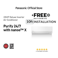 Panasonic CS-XPU24XKQ 2.5HP Deluxe Inverter Split Type Aircon (Nanoe™ X)