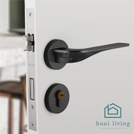 Room Door Handle Lock, Anti-Theft Door Handle Living Room Bedroom Curved Door Handle