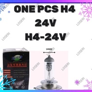 LOSERI PREMIUM Truck Halogen Headlamp H4 24v bulb 75/70w Lampu Mentol H4 24v Headlights Lampu Bulb L