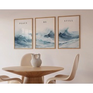 Peace Be Still Mark 4 Calming Art Modern Scripture Bible Verse Print Jesus Art Bible Verse Poster