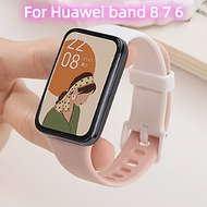 Suitable For Huawei band 8 Strap Silicone Color Matching Replacement Wristband for Huawei band8 Huawei band 7 Huawei band 6