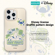 1 chiếc Disney Authorized Stitch - Ốp điện thoại TPU chống'sốc họa tiết hoạt hình dễ thương "Not Tod