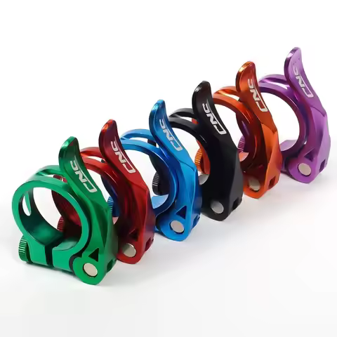 Fixed Gear 31.8mm/34.9mm Bike Seatpost Clamp Quick Release Clamp Bike Seat Post Clamp Bicycle Seat C