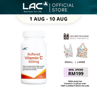 [Expiry Mar 2028] LAC Vitamin C 500mg Buffered (100 Tablets) for Immune Skin and Collagen