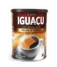 巴西 Cafe Iguacu Tradicional 伊瓜蘇 頂級冷凍顆粒即溶咖啡 200g 黑咖啡 研磨細粉＊小恩恩＊