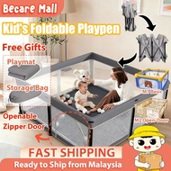 [COD] Kids Foldable Playpen Safety Baby Playpen Indoor Playpen Baby Fence Pagar Kandang Baby 圍欄 兒童