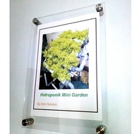 Acrylic frame poster A5 acrylic frame/ acrylic poster/ - A5 size