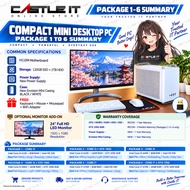 Intel Core i3 i5 i7 Mini Desktop PC GTX 1050 4GB SSD HDD WiFi Office Gaming PC