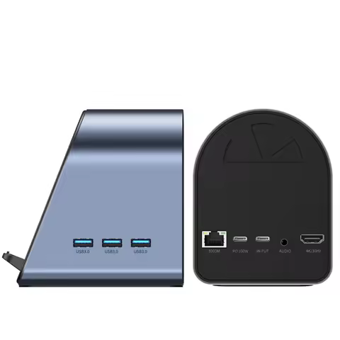 ATP-10 in 1 USB C Hub Type C 3.0 to 4K HD Adapter with RJ45 SD/TF Card Reader PD Fast Charge with Wi