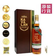 台灣噶瑪蘭經典獨奏Amontillado雪莉桶原酒單一麥芽威士忌 #木盒包裝送禮 #得獎威士忌