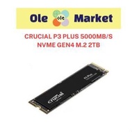 CRUCIAL P3 PLUS 5000MB/S NVME GEN4 M.2 2TB