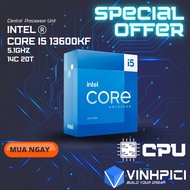 Intel Core i5 13600KF CPU (3.5GHz Turbo 5.1GHz / 14 Cores 20 Threads / 24MB / LGA 1700) [NEW]