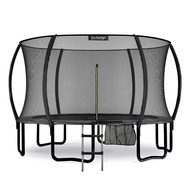 LeJump Trampoline 7.7FT 10FT 12FT 14FT Recreational Big Trampoline with Enclosure Net, ASTM Approved