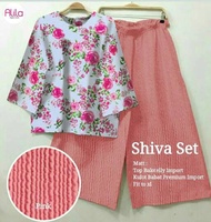 shiva set / setelan celana kulot payung babat / blouse baloteli