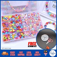 520 pcs Pop Beads Girls DIY Jewelry Making Kit Creative DIY Crafts for Girls Free Sewing Kit