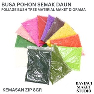 (Zip) Foliage Tree Foam Foliage Miniature Diorama Model - Bush Tree Foam Plastic Packaging 7gr