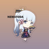 GANTUNGAN Anime Game Genshin Impact Ayaka Keychain - Genshin Impact Ayaka Keychain