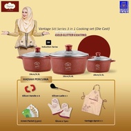 Vantage 3in1 IH Non Stick Cookware Set Siti Series