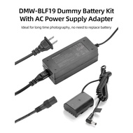 KingMa DMW-BLF19E BLF19 Dummy Battery with AC Power Supply Adapter For Panasonic Lumix DMC-GH5 GH5S 
