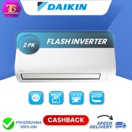 AC DAIKIN FTKQ50UVM4 SPLIT 2 PK FLASH INVERTER THAILAND WATT LOW