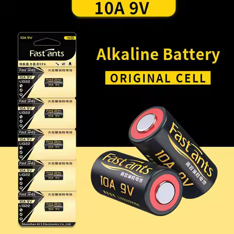10A 9V L1022 Alkaline Battery 10A 9 Volt Dry Battery for Garage Gate Electric Roller Shutter Doorbel
