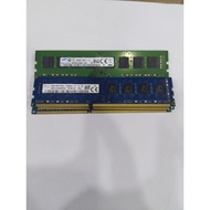 4GB DDR3 1600 MHz PC3-12800 CL11 Desktop Memory DIMM PC3-12800U Rasalas DDR3 4GB 2Rx8 Udimm 1.5V Dua