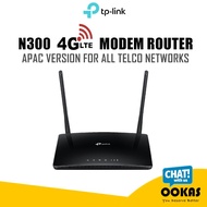 TP-Link TL-MR6400 Apac 300Mbps 4G LTE Wireless Wifi Modem Router Direct Sim Card Support Unifi Air