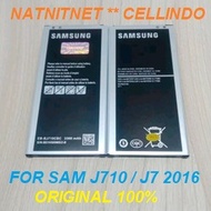 Battery / BATTERY / BATTERY SAMSUNG J710 / J7 2016 ORIGINAL 100%