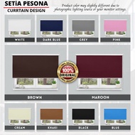 [READY STOCK]- 100%Blackout - Premium Roller Blind / Blackout Blind / Roller Blind / Curtain Blind /