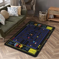 Classic Arcade Games Rug Retro 90s Arcade Theater Style Popular Game Room Area Rug for Living Room P