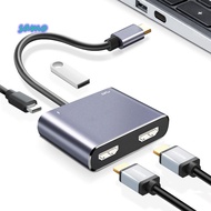 SAMO USB C Hub Phone PC 4K 60Hz 4 in 1 Docking Station