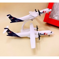 ATR72-600F Airplane Model FedEx Feeder Airlines Extremely Beautiful Metal Fullbox
