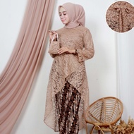 Kebaya Tunik Syahrini Brukat / Atasan Kebaya Brukat / Kebaya Tunik Mewah / Kebaya wisuda / Kebaya Br
