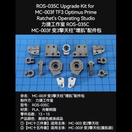 Transformers Toy Accessories Customized Lijie Studio ROS-035C MC003F DLX to 3 Optimus Column "Muscle