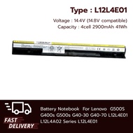 (ส่งฟรี ประกัน 1 ปี) แบตเตอรี่ Battery Lenovo G500S G400s G500s G40-30 G40-70 L12L4E01 L12L4A02 L12S